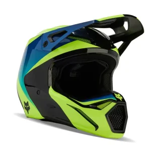 Kup teraz Kask enduro Fox V1 Streak czarno-żółto-niebieski