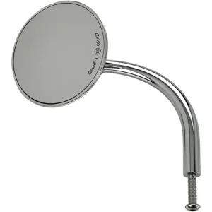 Lusterko motocyklowe uniwersalne Biltwell Round chrom Ostatnie sztuki