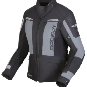 Nowość Kurtka motocyklowa damska tekstylna Modeka Hydron czarno-szara