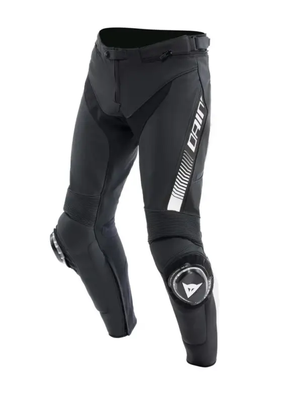 Spodnie motocyklowe skórzane Dainese Super Speed czarno-białe Tylko dziś