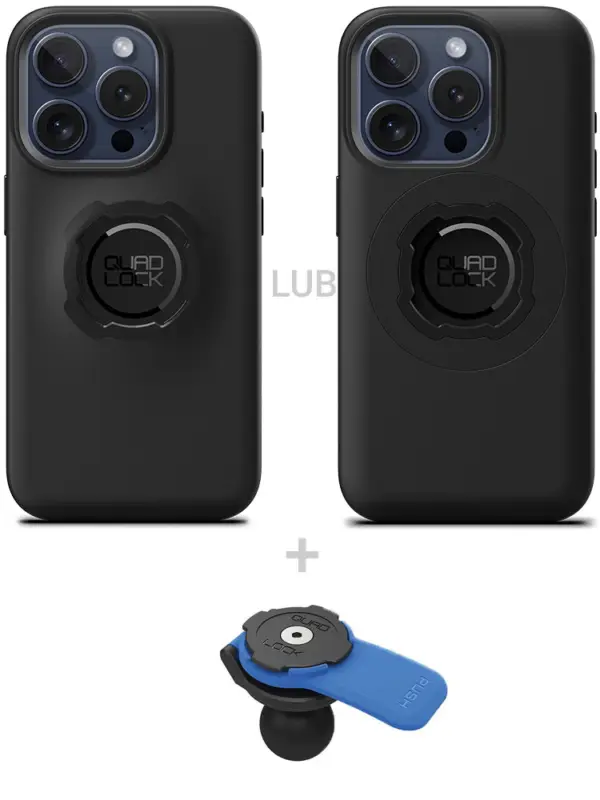 Promocja Zestaw: etui na telefoniPhone 15 Pro + uchwyt kulowy Quad Lock