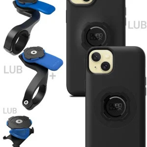 Do wyczerpania zapasów Zestaw rowerowy: etui na telefon iPhone 15 Plus + mocowanie Quad Lock