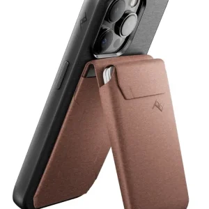 Łatwy zwrot Magnetyczny portfel / podstawka do telefonu Peak Design Mobile czerwony