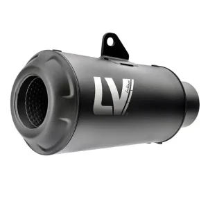 Tani Tłumik motocyklowy LeoVince LV-10 Full Black [Slip-On, Black Stainless Steel] do CF Moto 700 CL-X Heritage / Sport (21-23)