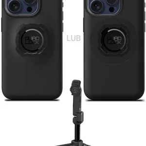 Hit cenowy Zestaw: etui na telefon iPhone 15 Pro + statyw/ selfie stick Quad Lock