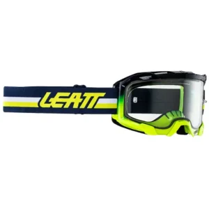 Dostępne od ręki Gogle motocyklowe z przezroczystą szybą Leatt Velocity 4.5 niebieskie