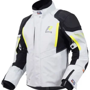 Rabat Kurtka motocyklowa tekstylna Rukka Shield-R szaro-czarno-żółta