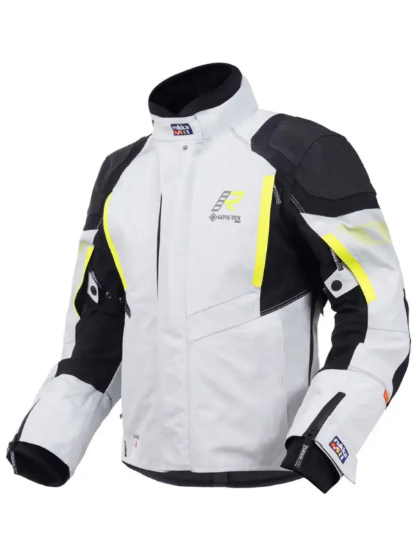 Rabat Kurtka motocyklowa tekstylna Rukka Shield-R szaro-czarno-żółta