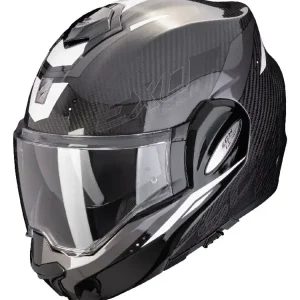 Kask szczękowy Scorpion Exo-Tech Evo Carbon Rover czarno-biały Nie przegap
