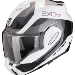 Kask szczękowy Scorpion Exo-Tech Evo Pro Commuta biało-szary Niska cena