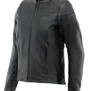 Dostępne od ręki Kurtka motocyklowa damska skórzana Dainese Itinere czarna