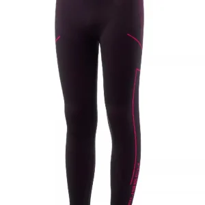 Bestseller Legginsy termoaktywne dziecięce Brubeck Thermo Junior czarno-różowe