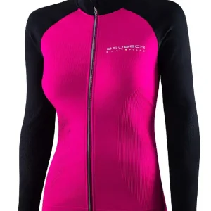 Bluza termoaktywna damska Brubeck Athletic różowo-czarna Bezpieczne zakupy