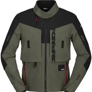 Kurtka motocyklowa tekstylna Spidi Frontier Tex czarno-zielona Premium