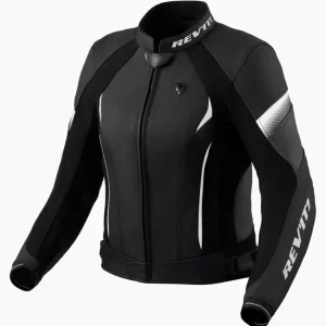 Kurtka motocyklowa damska skórzana REV’IT! Xena 4 czarno-biała Oferta