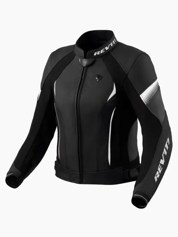 Kurtka motocyklowa damska skórzana REV’IT! Xena 4 czarno-biała Oferta