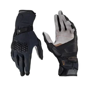 Dostępne od ręki Rękawice motocyklowe Leatt ADV X-Flow 7.5 czarno-szare