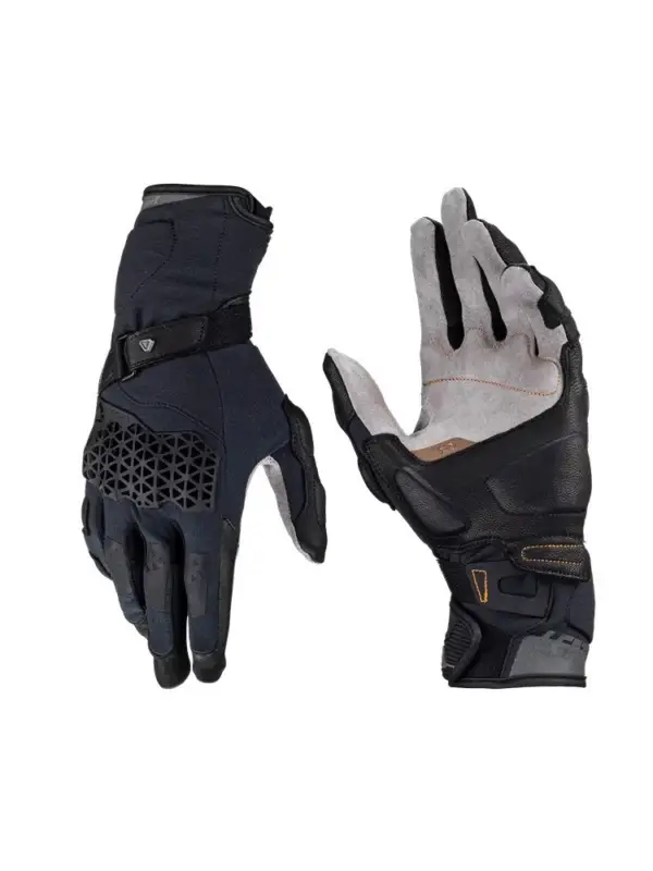 Dostępne od ręki Rękawice motocyklowe Leatt ADV X-Flow 7.5 czarno-szare