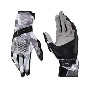 Tani Rękawice motocyklowe Leatt ADV X-Flow 7.5 biało-czarno-szare