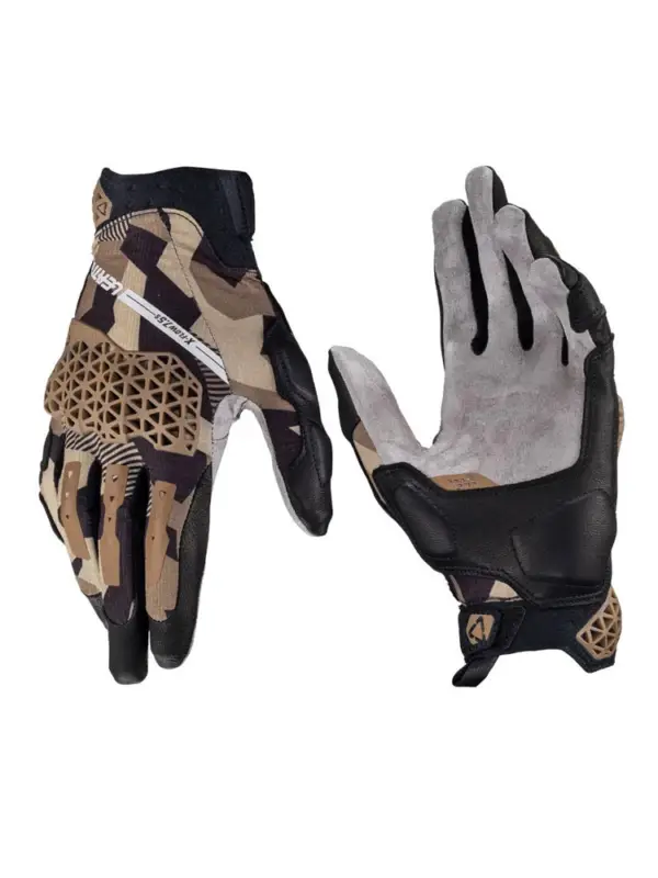 Rękawice motocyklowe krótkie Leatt ADV X-Flow 7.5 brązowo-czarno-szare Kup online