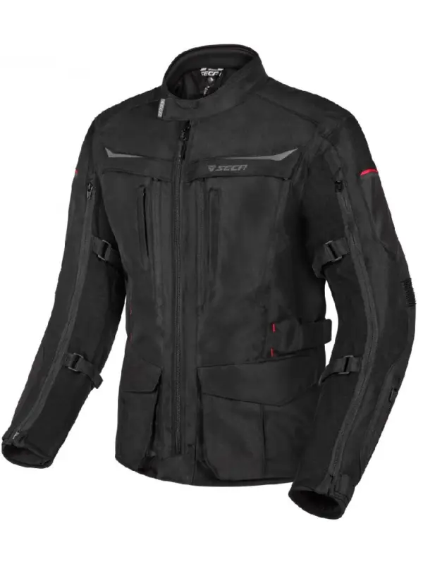 Najlepsza cena Kurtka motocyklowa tekstylna Seca Discovery czarna