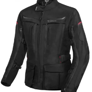 Kurtka motocyklowa damska tekstylna Seca Discovery Lady czarna Zniżka
