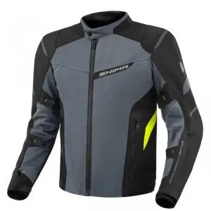 Kurtka motocyklowa tekstylna Shima Rush 2.0 Vent czarno-fluo Wyjątkowa oferta