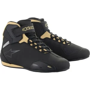 Buty motocyklowe damskie Alpinestars Stella Sektor czarno-złoty Szybka wysyłka