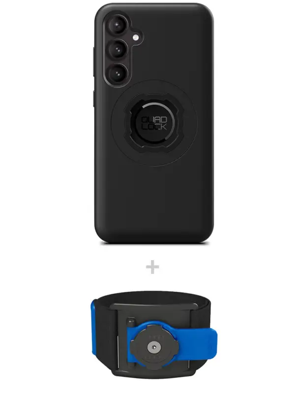 Oferta limitowana Zestaw do biegania: etui MAG na telefon Samsung Galaxy S23 FE (magnetyczne) + opaska sportowa Quad Lock