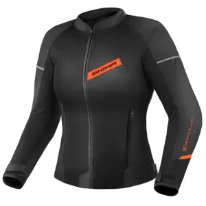 Dodaj do koszyka Kurtka motocyklowa damska tekstylna Shima X-Mesh 2.0 czarno-czerwona