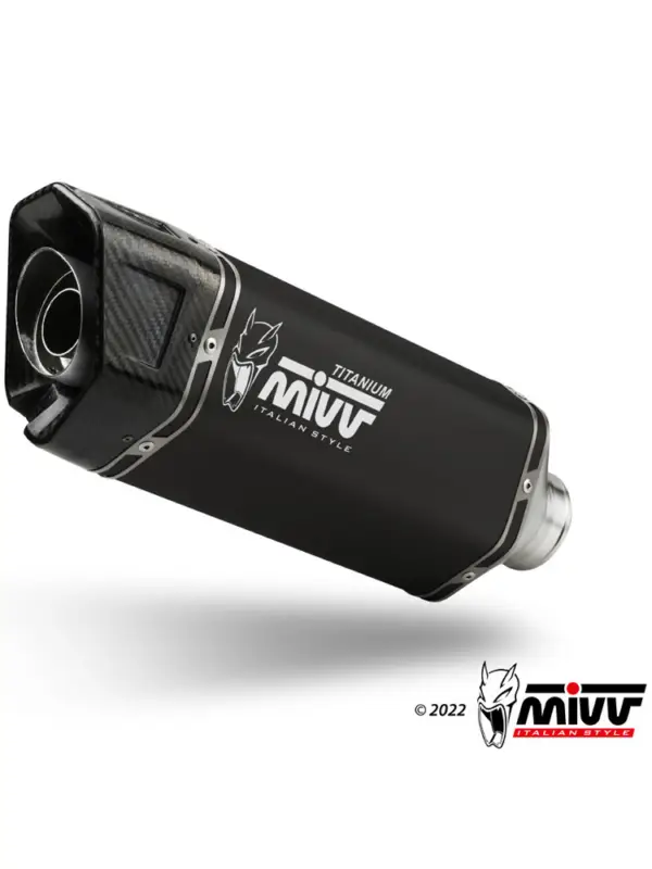 Tłumik motocyklowy MIVV SR-1 Slip-On BMW R 1300 GS (24-) tytanowy czarny Ekspresowa dostawa