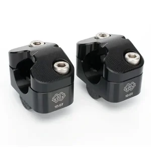 Podwyższenie kierownicy GILLES 1D.GT modele Aprilia / BMW / Ducati / Honda aluminiowe czarne [podwyższenie: 20 mm] Bezpieczna płatność