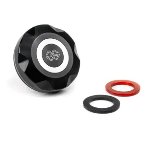 Pokrywa zbiornika płynu hamulcowego przedniego/ tylnego GILLES Aprilia, BMW, Ducati, Harley-Davidson, KTM, Moto-Guzzi, MV Agusta, Yamaha (wybrane modele) aluminiowa czarna Ostatnia szansa