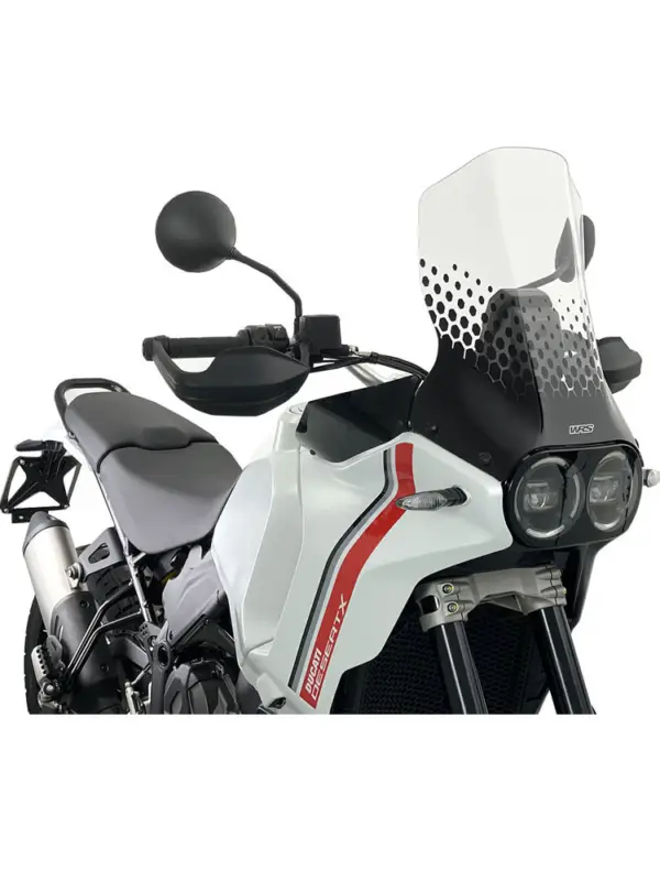 Szyba motocyklowa WRS Caponord Ducati Desert X 937/ Rally (22-25) przezroczysta Bezpieczna płatność