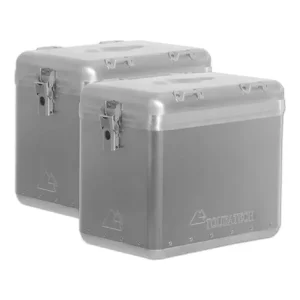 Do wyczerpania zapasów Zestaw kufrów bocznych Touratech ZEGA Mundo aluminiowych, srebrnych [pojemność: 2 x 38 l]