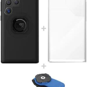 Zestaw: etui MAG na telefon Samsung Galaxy S24 Ultra (magnetyczne) + wodoodporny pokrowiec MAG + uchwyt kulowy Quad Lock Super okazja
