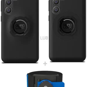 Bezpieczna płatność Zestaw do biegania: etui na telefon Samsung Galaxy S24 oraz opaska sportowa Quad Lock