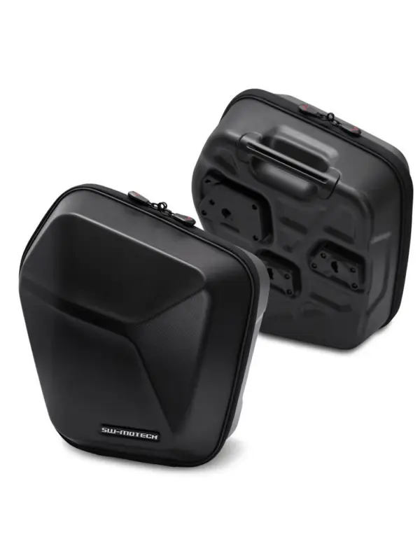 Zestaw: kufry boczne plastikowe Urban ABS + stelaże SLC SW MOTECH KTM 125 Duke (23-) / 250 Duke (23-) / 390 Duke (23-) (pojemność: 2 x 16,5l) Łatwy zwrot