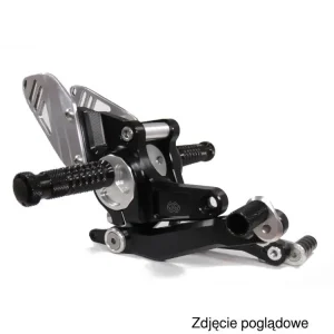 Wyjątkowa oferta Zestaw regulowanych podnóżków z dźwigniami GILLES RCT10GT-BM03 BMW (wybrane modele) czarny