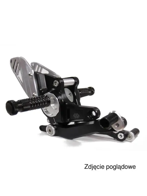 Wyjątkowa oferta Zestaw regulowanych podnóżków z dźwigniami GILLES RCT10GT-BM03 BMW (wybrane modele) czarny