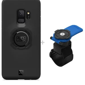 Dostępne od ręki Zestaw: etui na telefon Samsung Galaxy S9 oraz uchwyt Quad Lock montowany za pomocą paska z szybkozłączką