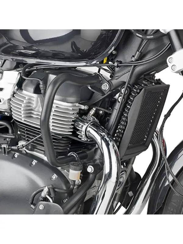 Gmole silnika Kappa Royal Enfield Super Meteor 650 (23-)/ Shotgun 650 (24-) czarne Hit cenowy