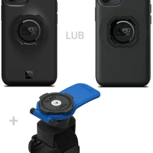 Zestaw: etui na telefon iPhone 12 mini + uchwyt Quad Lock montowany za pomocą paska z szybkozłączką Tylko dziś