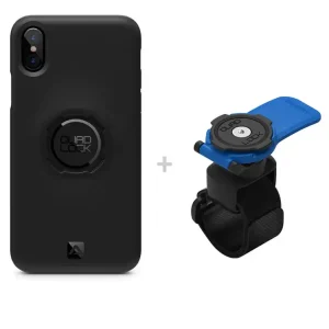 Nowy Zestaw: etui na telefon iPhone XS Max + uchwyt Quad Lock montowany za pomocą paska z szybkozłączką
