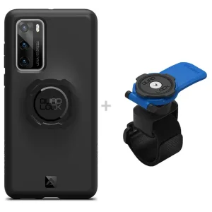 Zestaw: etui na telefon Huawei P40 + uchwyt Quad Lock montowany za pomocą paska z szybkozłączką Tylko dziś