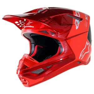 Kask enduro Alpinestars MX Supertech M10 Flood czerwono-czarny Hit cenowy