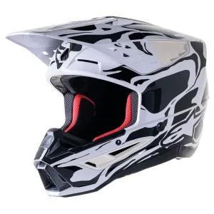 Kask enduro Alpinestars MX Supertech M5 Mineral czarno-szary Bezpieczne zakupy