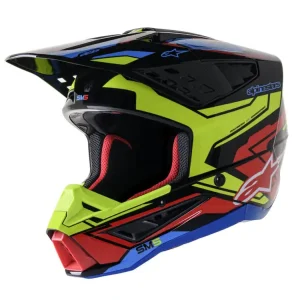 Szybka wysyłka Kask enduro Alpinestars MX Supertech M5 Action 2 czarno-żółto-czerwony