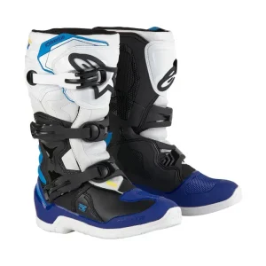 Najlepsza cena Buty enduro dziecięce Alpinestars MX Tech 3S Youth biało-czarno-niebieskie
