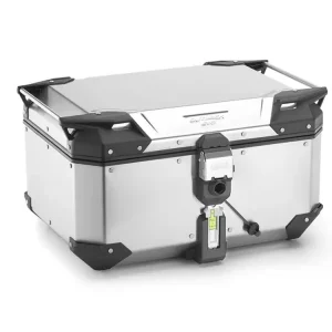 Kufer centralny GIVI Monokey Trekker Outback EVO SMART 58 aluminiowy, srebrny [bez wkładki SLR; pojemność: 58l] Hit sprzedaży
